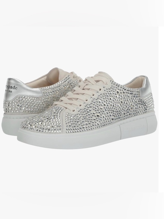 kate spade Shoes - Kate Spade New York Lift Crystal Lace Up Low Top